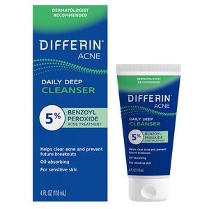 Daily Deep Cleanser 5% Benzoyl Peroxide — Blue & Green